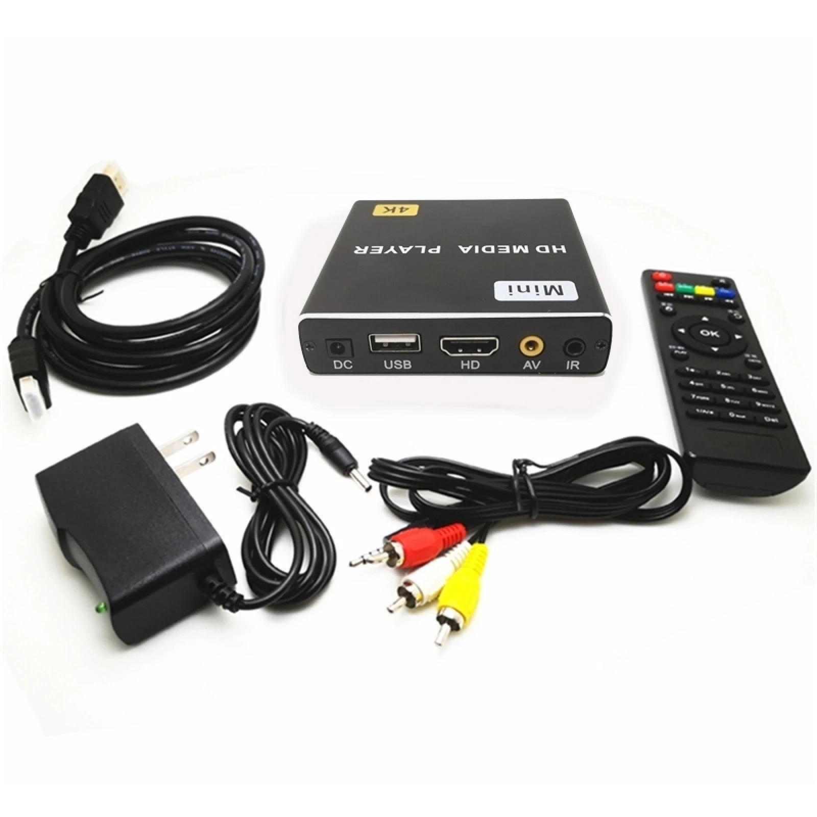 4K HD Media Player Single AD Machine Power on Automatic Looping Play Video PPT Horizontal And Vertical Screen U Disk SD Play