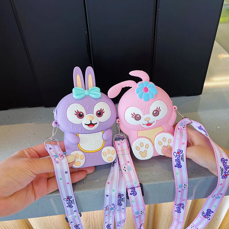 

2022 New Cute Accessories Single Shoulder Bag Cartoon Star Dailu Silicone Messenger Bag Outdoor Portable Small Change Bag