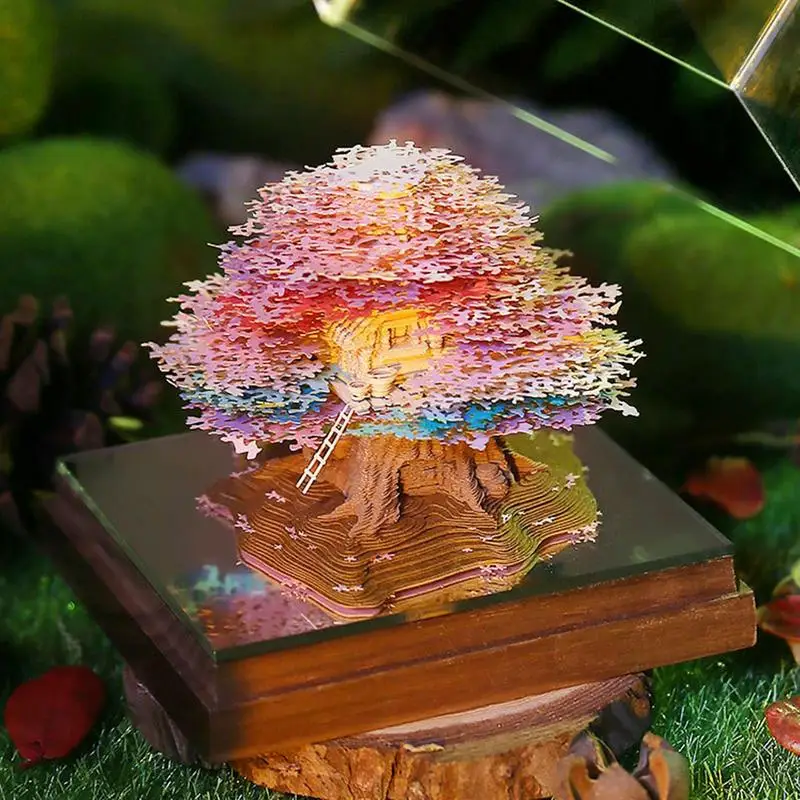 3D Художественный Календарь 2025 Резьба по бумаге календарь Блокнот для заметок