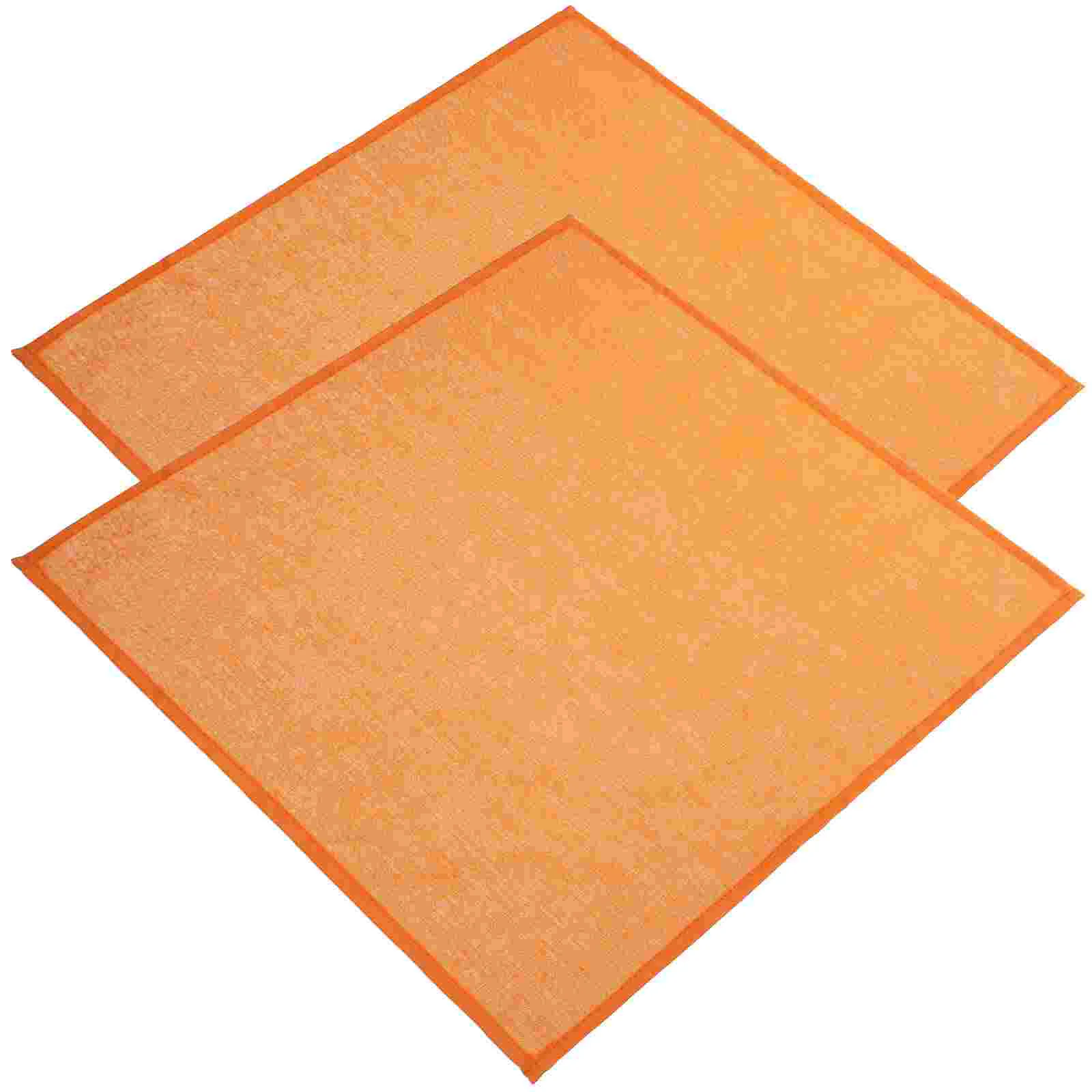 

Mat Dinner Table Napkins Orange Insulated Tableware Washable Practical Napkin Bowl Pad Dining Supplies Home Restaurant Tea Party