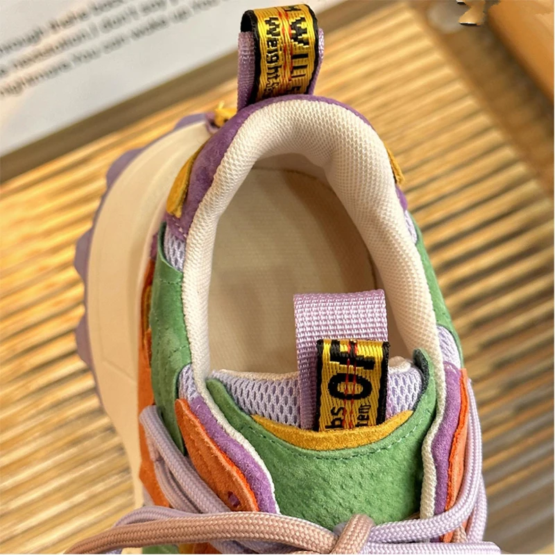 Brand Women Skateboarding Shoes Flat Thick Sole Sneakers Female Sport Shoes Breathable Zapatos Mujer Rubber Boots Woman Shoes