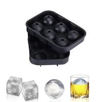 big ice round mould 6 grids ice cube ball maker mold mould for whiskey wine ice cream diy ice mold bar accessories