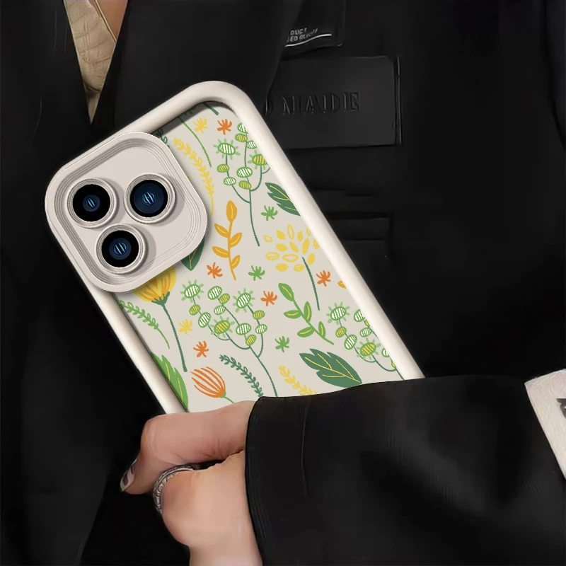Фото Чехол для телефона с цветочным принтом для Xiaomi Poco M8 Pro C65 C61 C55 C51 C50 F8 Ultra M7 4G M6 Plus M5S M4 M3 Pro, противоударный матовый чехол №3