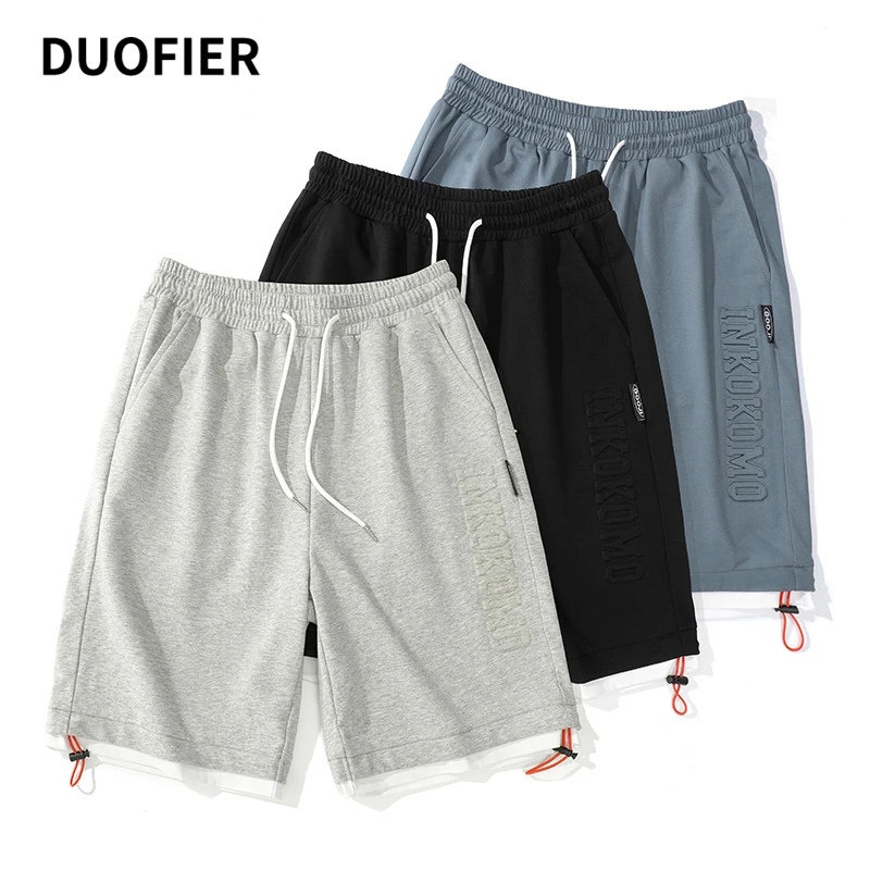 

2022 Fashion Men Shorts Streetwear Harajuku Jogger Casual Short Women Men Summer Loose Elastic Waist Hip Hop Skateboard Shorts