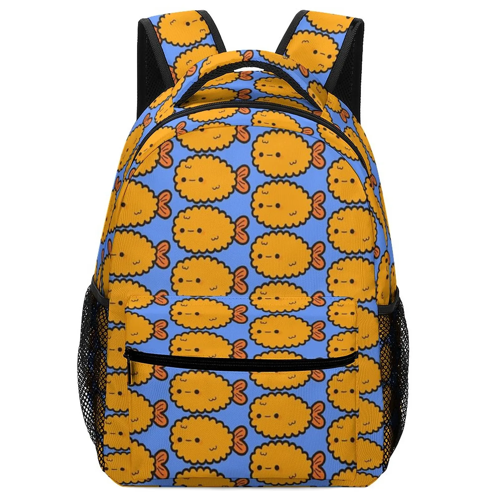 Cute Prawn Tempura Girls Boys Fun Kid Backpack Teen School Bags Designer Backpack Men Luxury