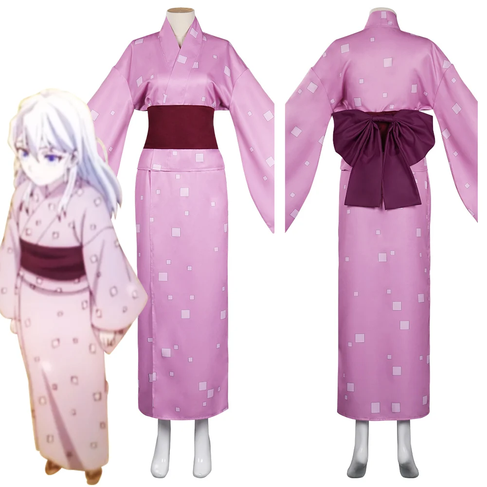

Demon Slayer Daki Cosplay Costume Kimono Outfits Halloween Carnival Suit