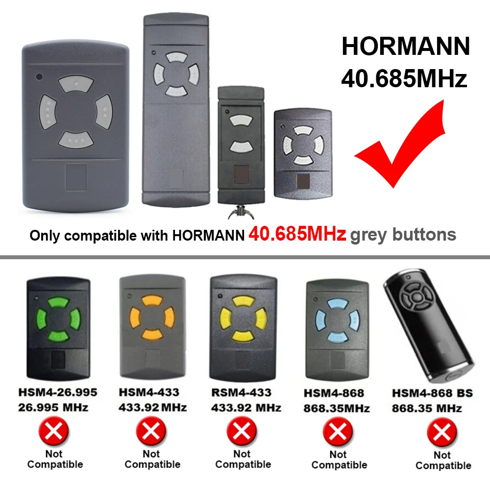 Пульт дистанционного управления Hormann HSM2/HSM4/HSE2/HS2 40 685 МГц