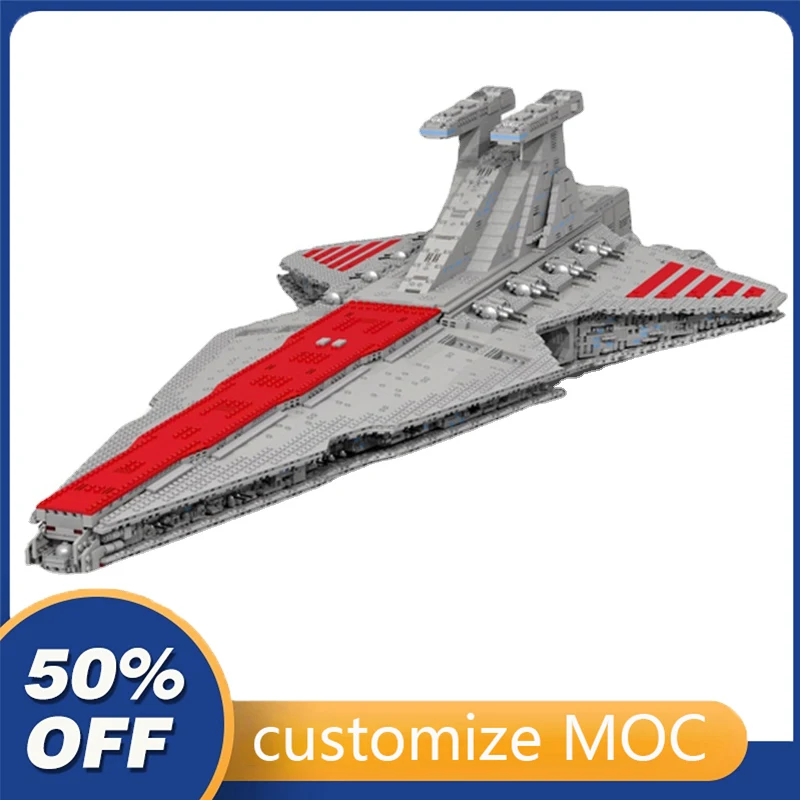 

9442 шт., Детский конструктор MOC starplan Venator-class