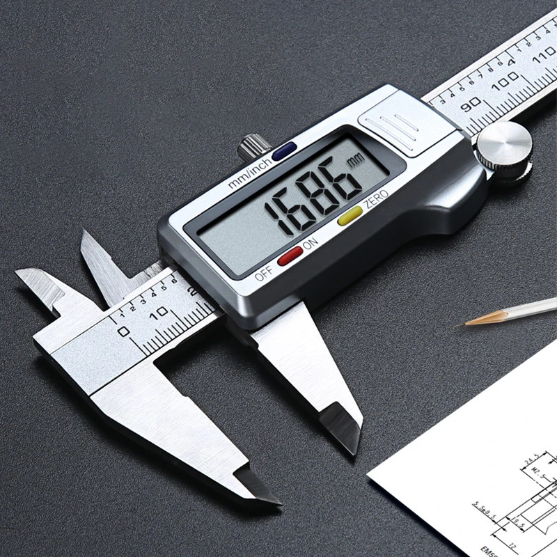 

Measuring Tool Stainless Steel Digital Caliper 6 "150mm Messschieber paquimetro measuring instrument Vernier Calipers