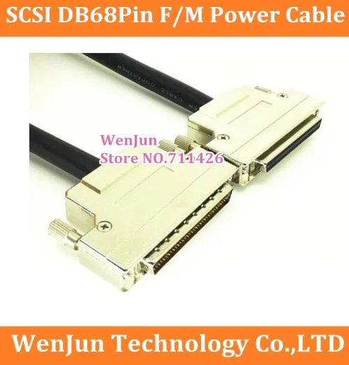 SCSI HPDB68 Женский к HPDB68 Мужской кабель для передачи данных SCSI DB68 штырьковый кабель SCSI HPDB68 штырьковый кабель Шнур