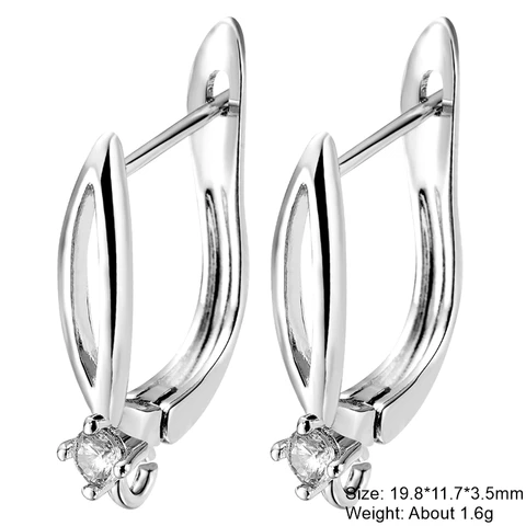 Juya медные застежки-вушанки для сережек