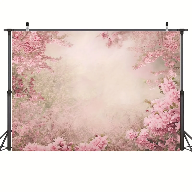 Фотофон для студийной фотосъемки с цветочным рисунком