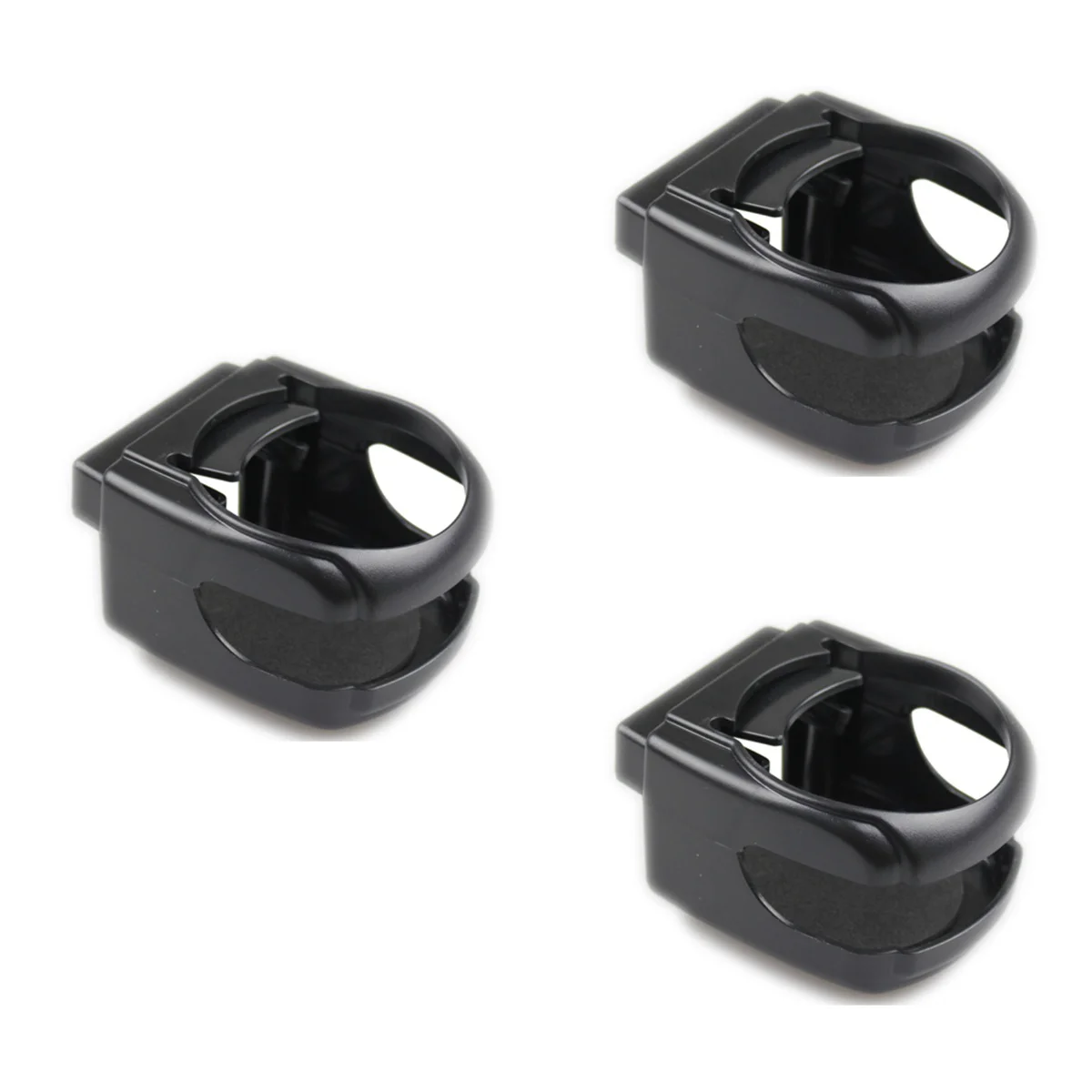 

3pcs Auto Truck Car Air Vent Cup Bottle Drink Cup Holder Bracket (Black)