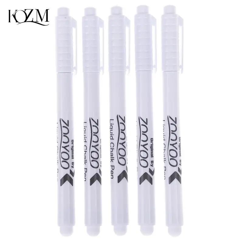 

1/3Pcs White Liquid Chalk Pen Marker Chalkboard Blackboard Liquid Ink Pen Used On Chalkboard Window Erasable 13.5cm