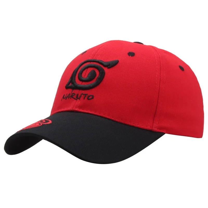 

Naruto Anime Snapback Cotton Baseball Cap Figure Red Cloud Men Women Children Hip Hop Dad Mesh Hats Trucker Hat Dropshipping