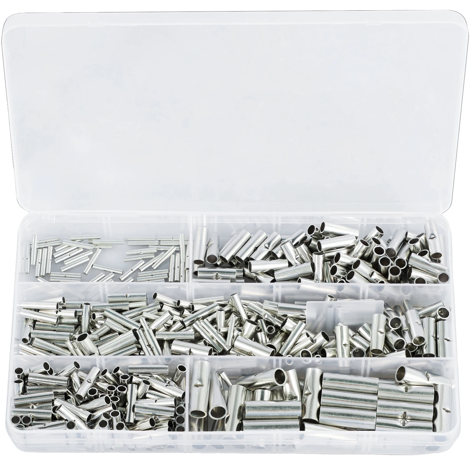 

Набор неизолированных Стыковых Соединителей, 460 шт., неизолированные стыковые соединители из луженой красной меди, набор многофункциональных электрических соединителей