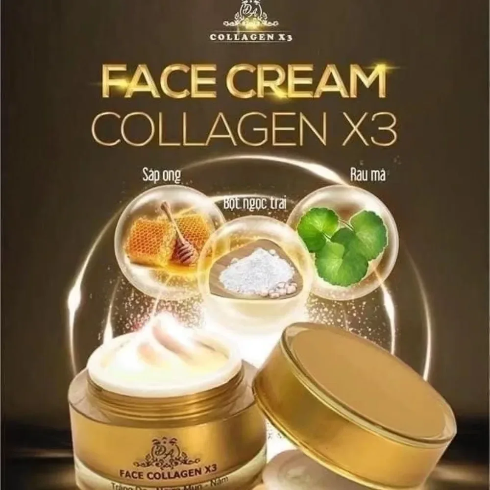 Крем для лица Kem Duong Da Colagen X3 отбеливающий уход за кожей крем женщин