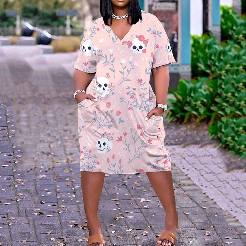 

Africa Beach Plus Size Dresses Rest Dresses For Women 2022 Solid Free Woman Top British Gothic Clothes Sexy Girls Retro