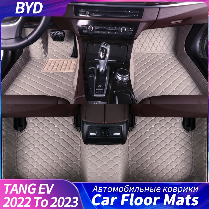 

Car Floor Mats For BYD TANG EV 2022 To 2023 Years Interior Details Car Accessories Carpet Waterproof And Dustproof Soil