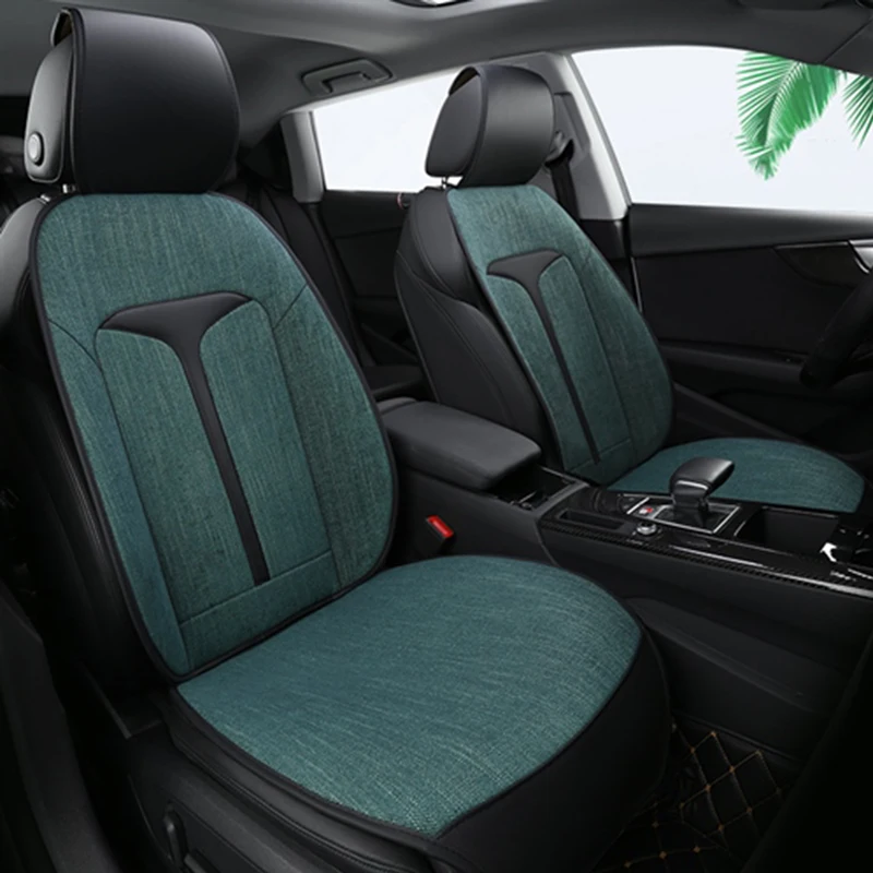 Льняная кожа искусственная льняная Передняя и задняя Автомобильная Защитная