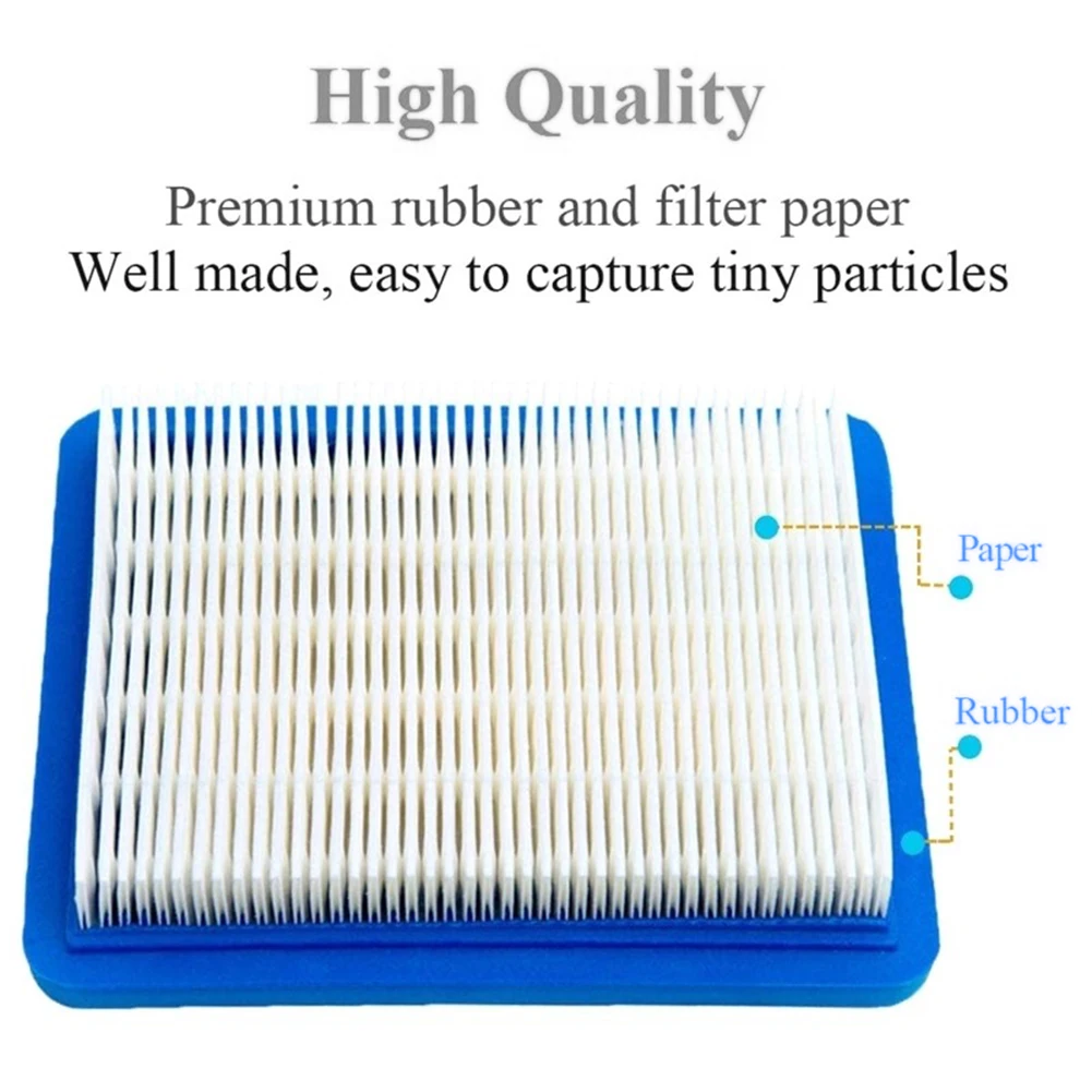 

Air Filter Grass Trimmer Garden Tool Lawn Mower Parts 491588S 5pcs Accessories Brushcutter Cartridge Replacement