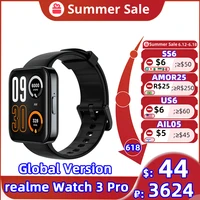 Global Version Realme Watch 3 Pro Smart Watch 1.78'' AMOLED Display Blood Oxygen Heart Rate Monitoring GPS Bluetooth SmartWatch 1