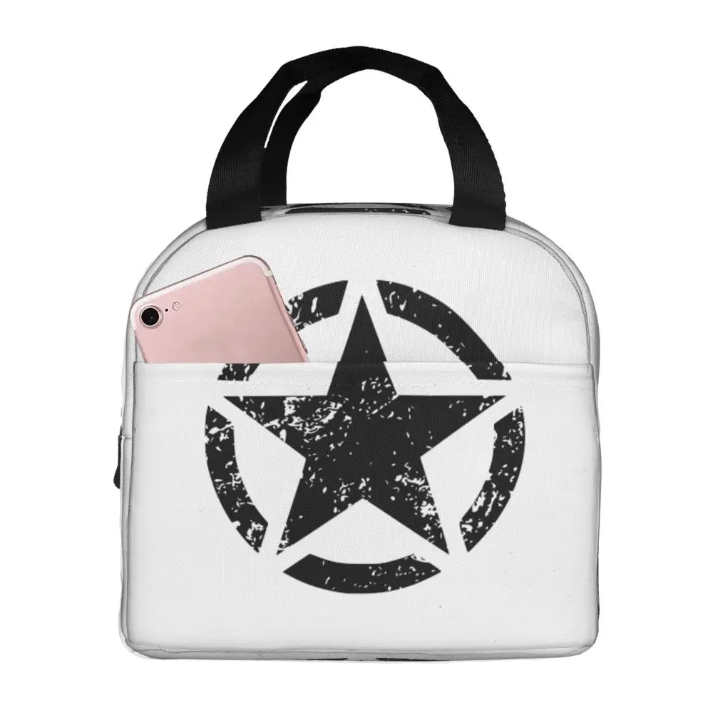 

Military Tactical Star Thermal Insulated Lunch Bag Women Portable Lunch Box for Outdoor Camping Multifunction Food Bags