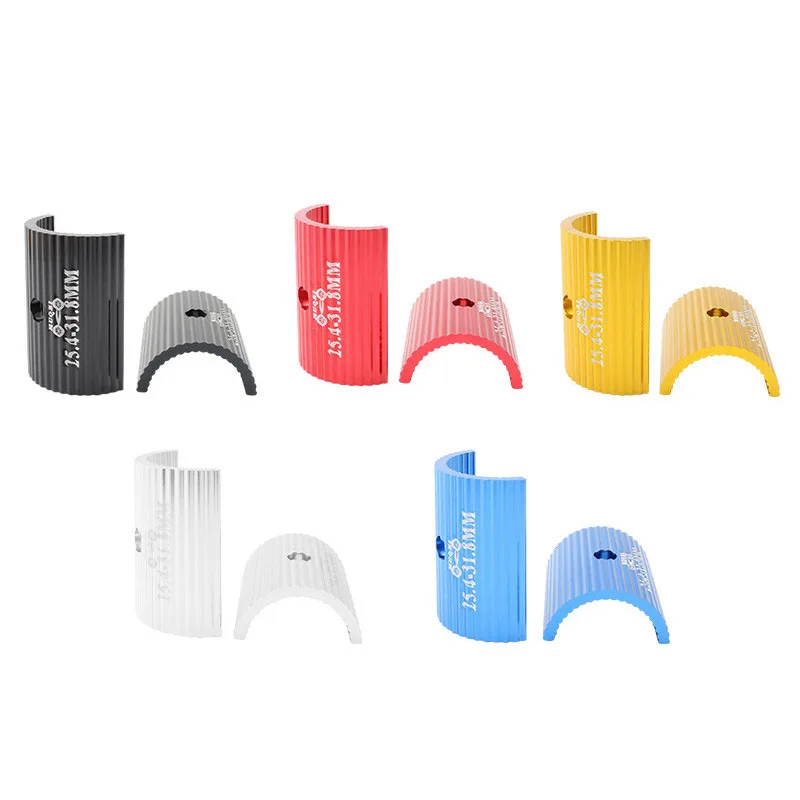 

1Pair Bike Handlebar Shim 25.4mm To 31.8mm 31.8mm To 35mm Aperture Adjust Adapter MTB Road Bicycle Bar Stem Reducer