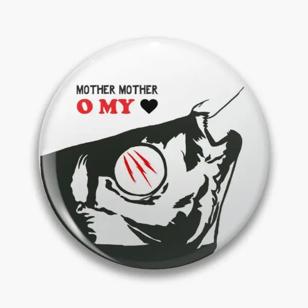 

Mother Mother Album Sticker Soft Button Pin Lapel Pin Funny Hat Cute Clothes Brooch Decor Lover Metal Women Gift Fashion