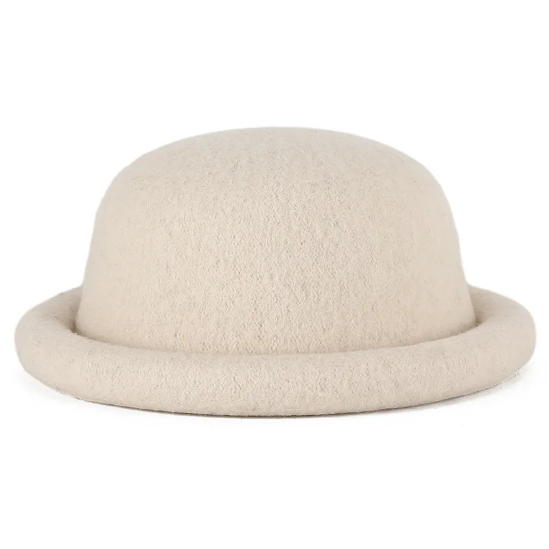 Женская винтажная Панама из 100% натуральной шерсти