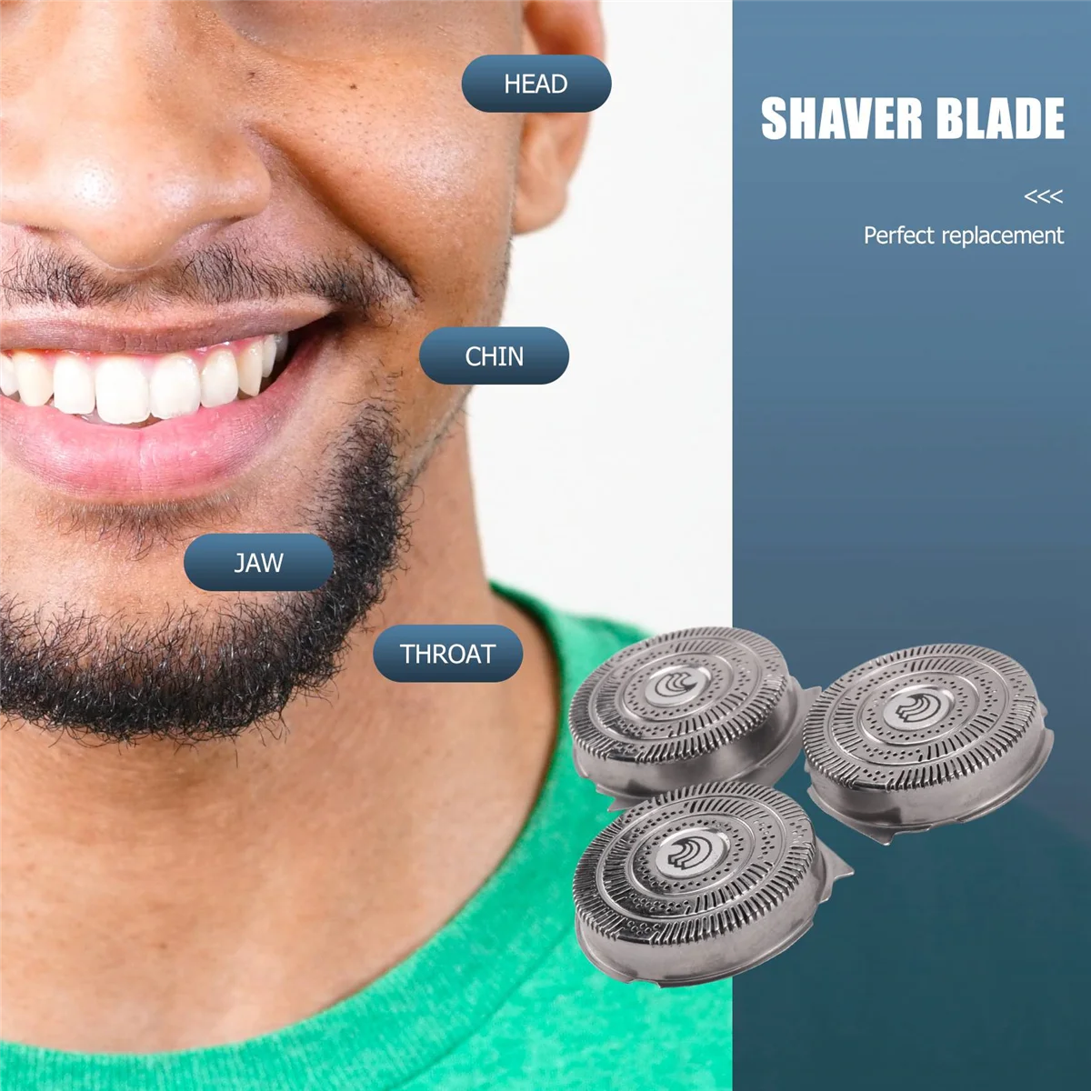 Сменная головка HQ9 3 шт. лезвие для бритвы Philips HQ9100 HQ9190 HQ9070 HQ9170 HQ9020 HQ8160 HQ8250 HQ9090