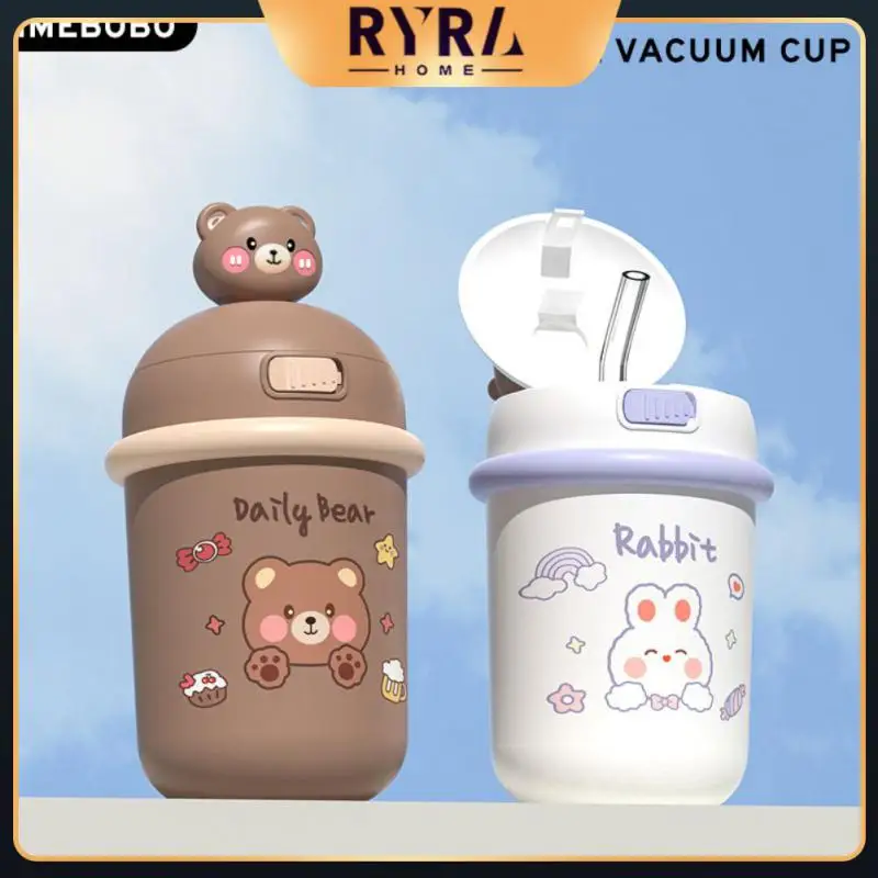 

Girls Super Bear Cup Take-away Thermos Cup Portable Children's Water Bottle 350ml Cute Water Bottle Stainless Steel