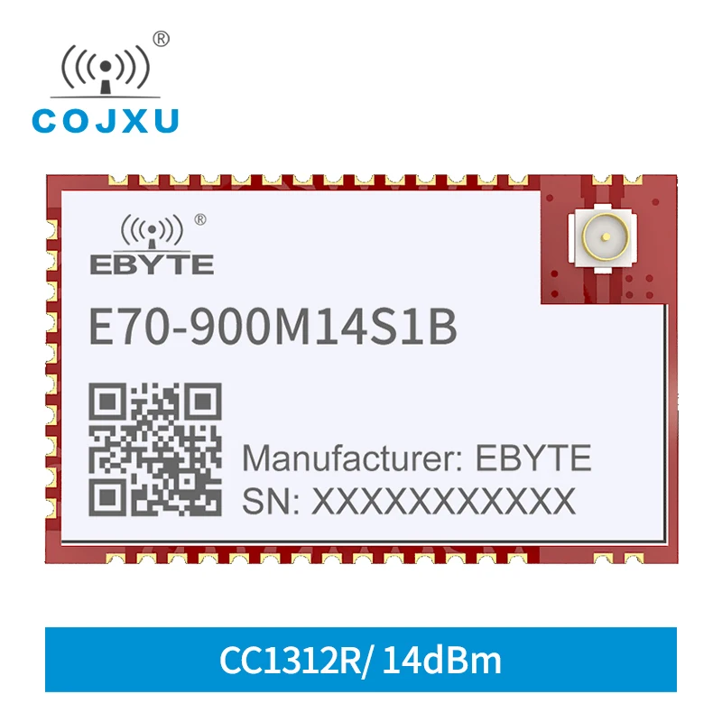 CC1312R RF модуль 868 МГц 915 МГц высокоскоростное подключение 14 дБм 1,5 км SoC IPEX/Stamp антенна отверстия COJXU E70-900M14S1B Module