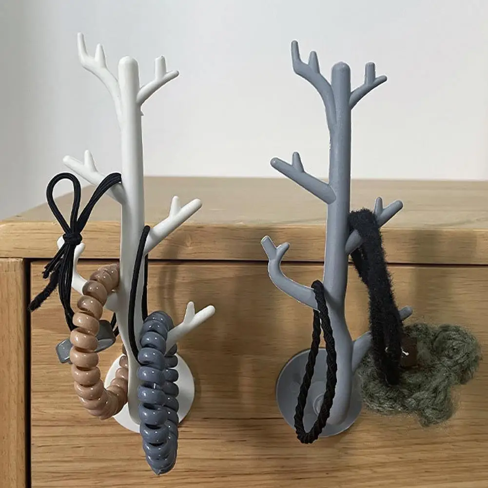 

Twig Traceless No-punch Hook Wall Self-adhesive Kitchen Key Horizontal Bathroom Creative Ornament Wall Appearance Adhesive I2X6