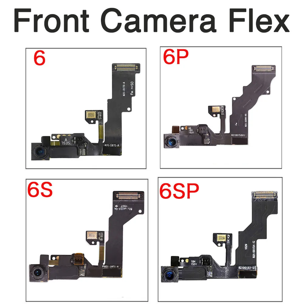 Front Camera Flex For iPhone 6 6P 6s 6sPlus Face Camera Flex Cable With Sensor Proximity Microphone Repair Replacement