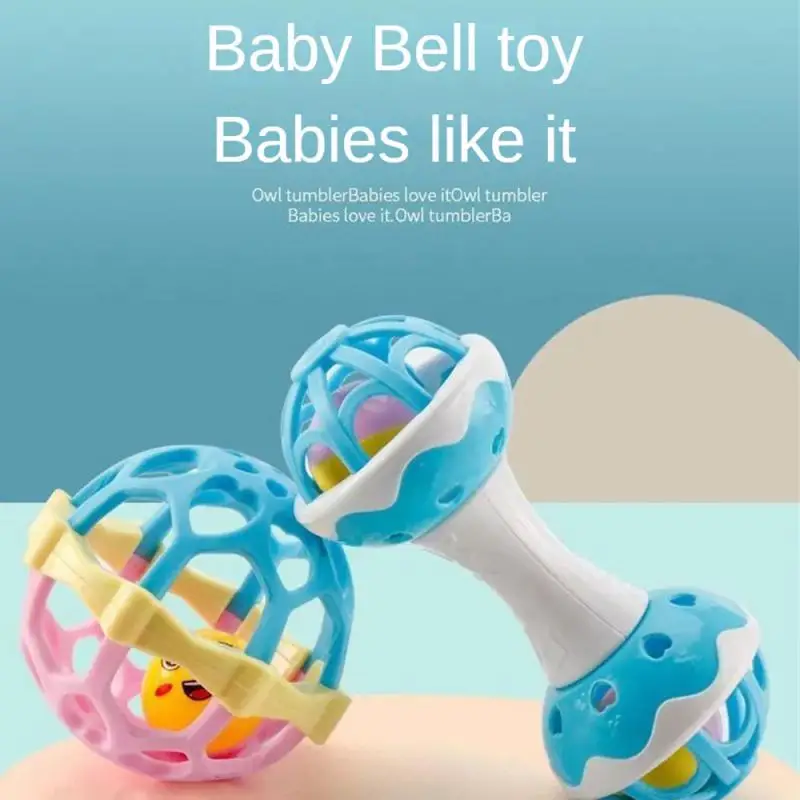 

Boilable Baby Rattle Crisp Bell Baby Toys Cute Shape Autoclavable Boilable Chews Swimming Pool Toys Soft Teether Set Bath Toys