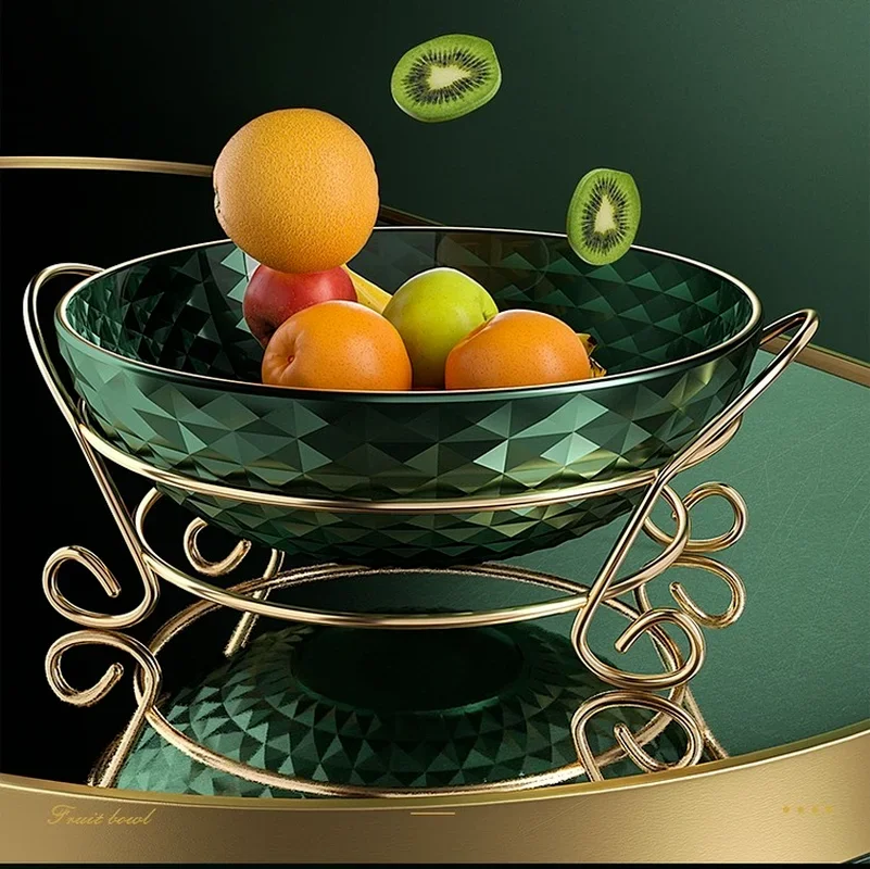 Роскошная Фруктовая тарелка в Европейском стиле креативная Золотая железная