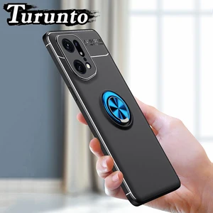 shockproof phone case for oppo find x5 x3 x2 pro silicone ring stand phone back cover for oppo find x3 neo find x2 lite find x free global shipping