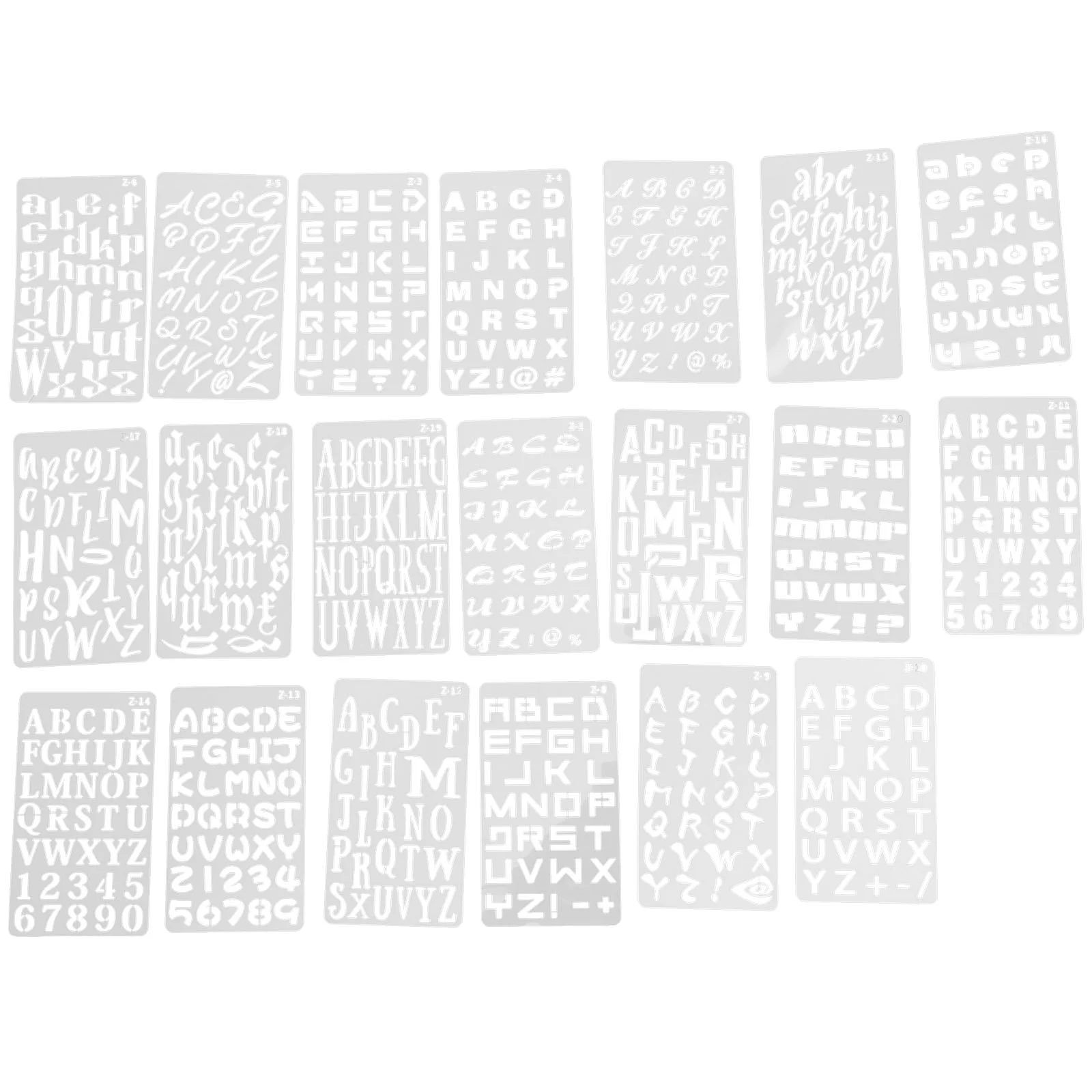 

Stencil Letter Stencils Calligraphy Alphabet Template Plastic Painting Nail Drawing Plate Stamper Tracing Shape Toys Practice