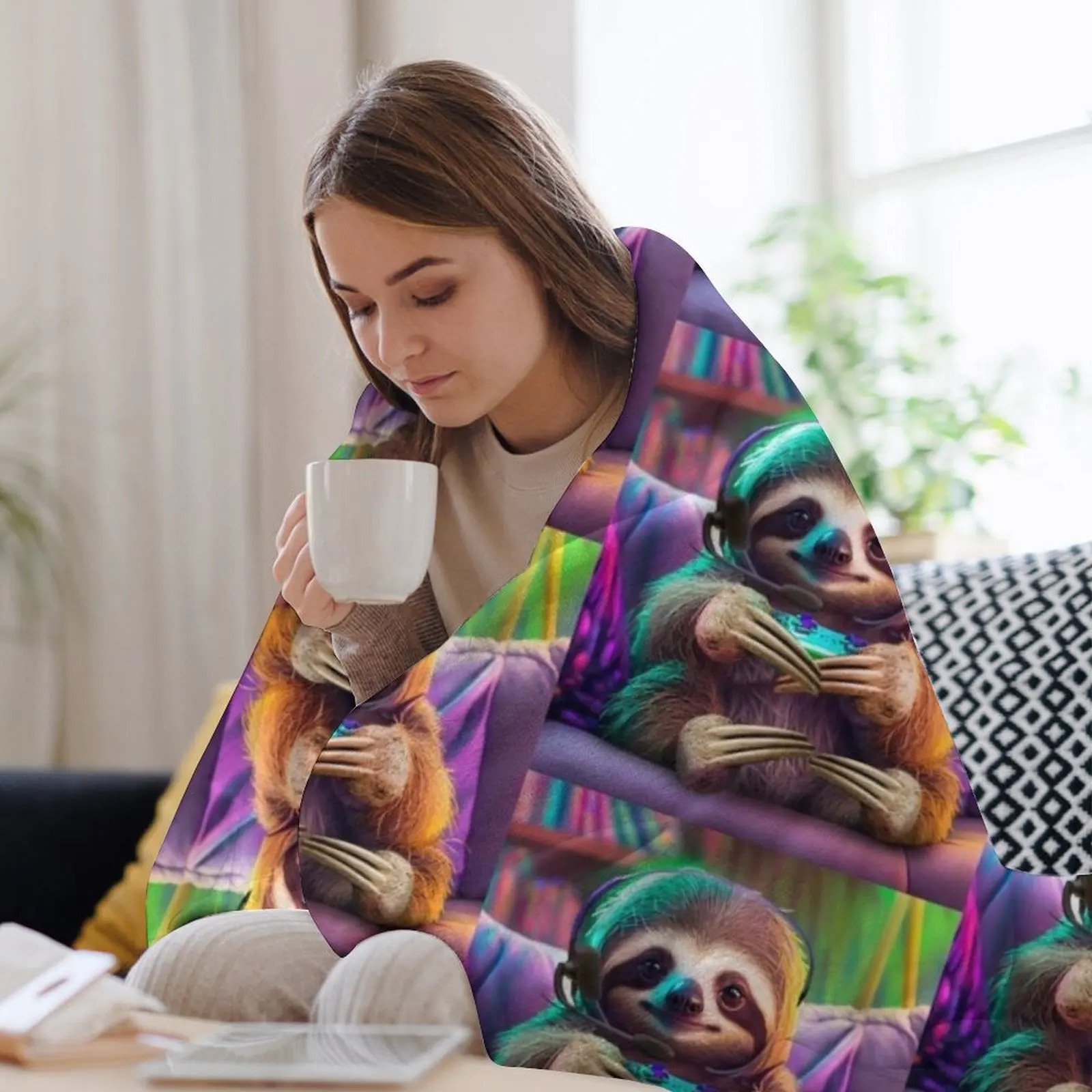 Одеяло для геймера ленивца рождественские украшения одеяла и идеи подарков на