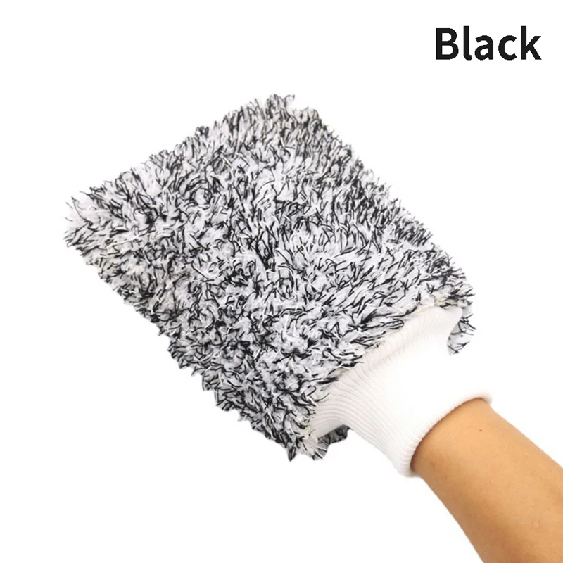 

1PC Soft Car Cleaning Glove Ultra Soft Mitt Microfiber Madness Wash Mitt Easy To Dry Auto Detailing Car Wash Mitt