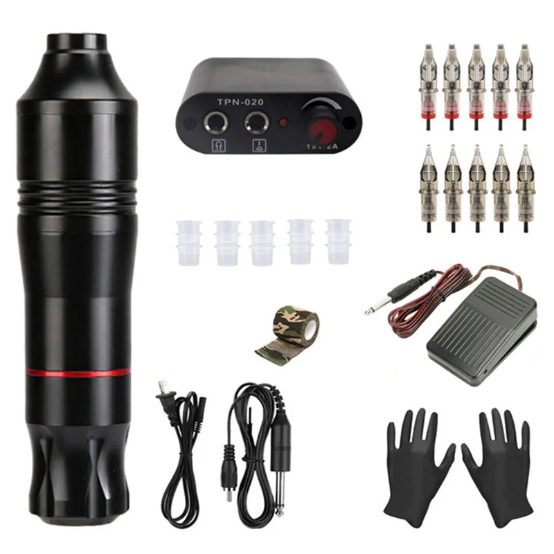 Набор для тату-машинки с картриджем и иглами