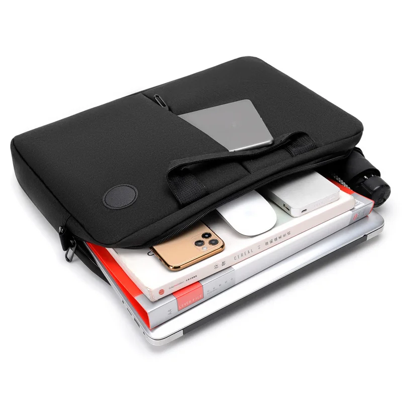 Briefcase men's 15.6 laptop bag women's leisure portable One Shoulder Messenger Bag waterproof and wear-resistant