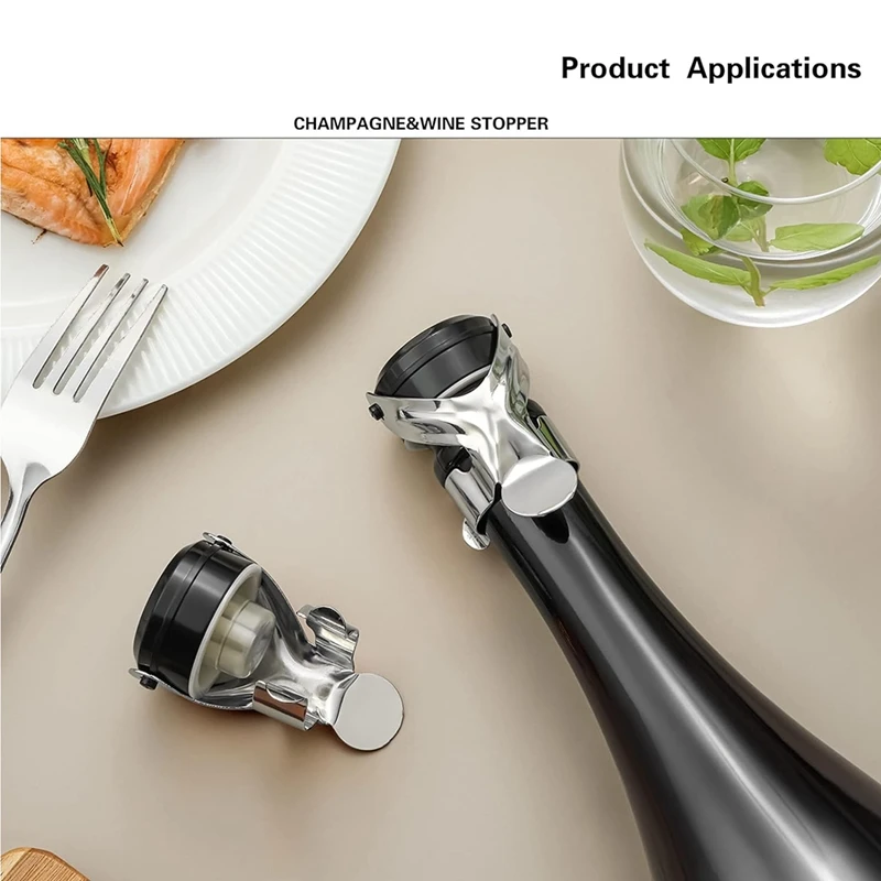 Пробки для бутылок цвета шампанского и вина нержавеющая сталь герметичные