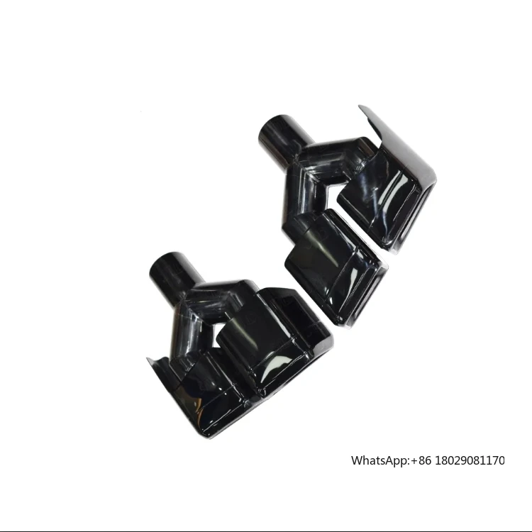 Xinaote из нержавеющей стали двойной глушитель Y черные насадки для Mercedes Benz W218 AMG