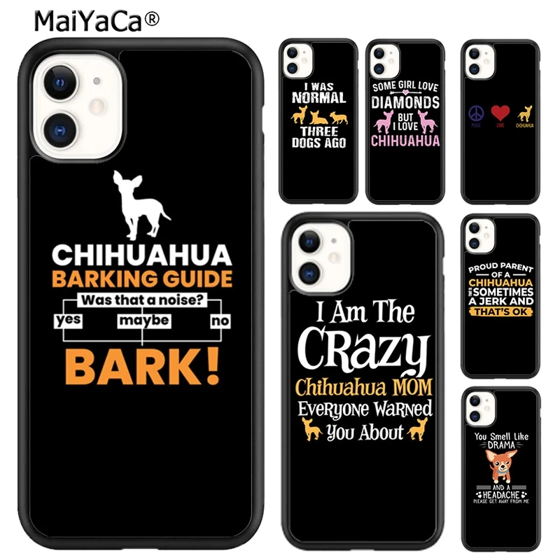 MaiYaCa My Better Half Is A Chihuahua чехол для телефона iPhone 16 15 SE2020 6 7 8 plus 11 12 mini 13 14 pro max coque