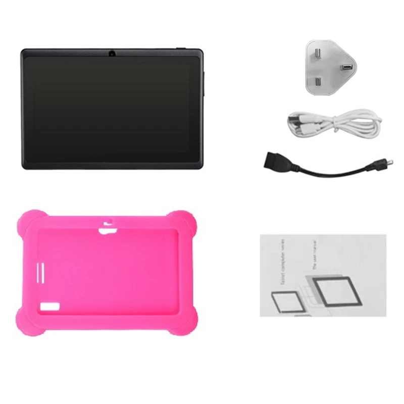 

7 Inch Kids Tablet 4GB For Android 4.4 Quad Core Tablet Support Wifi Bluetooth For Children's Learning