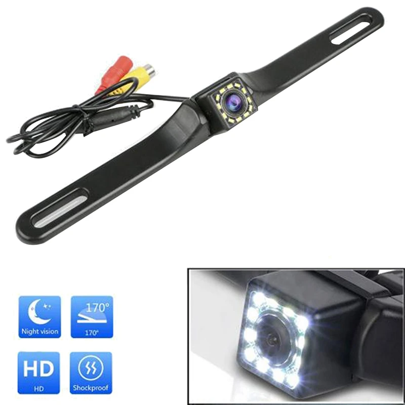 

Водонепроницаемая Автомобильная камера заднего вида с углом обзора 170 градусов HD, с ночным видением