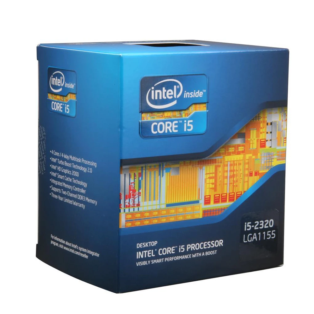 Intel Core i5 2310 2nd Gen Sandy Bridge Quad Core 3.2GHz Turbo Boost LGA 1155 95W Intel HD Graphics 2000 Desktop Processor