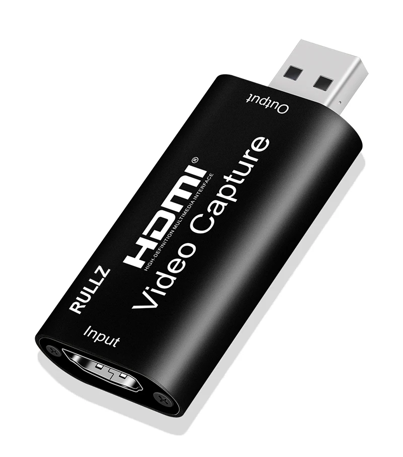 

1080p Video Capture Card USB 2.0 HDMI Grabber Game Recorder for PS4 PS5 Xbox DVD Camcorder Camera Recording PC Live Streaming